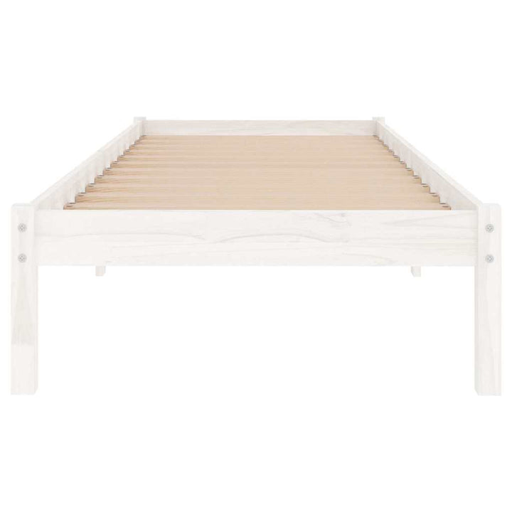 sengeramme 75x190 cm Small Single massivt træ hvid