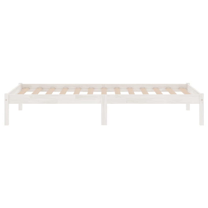 sengeramme 75x190 cm Small Single massivt træ hvid