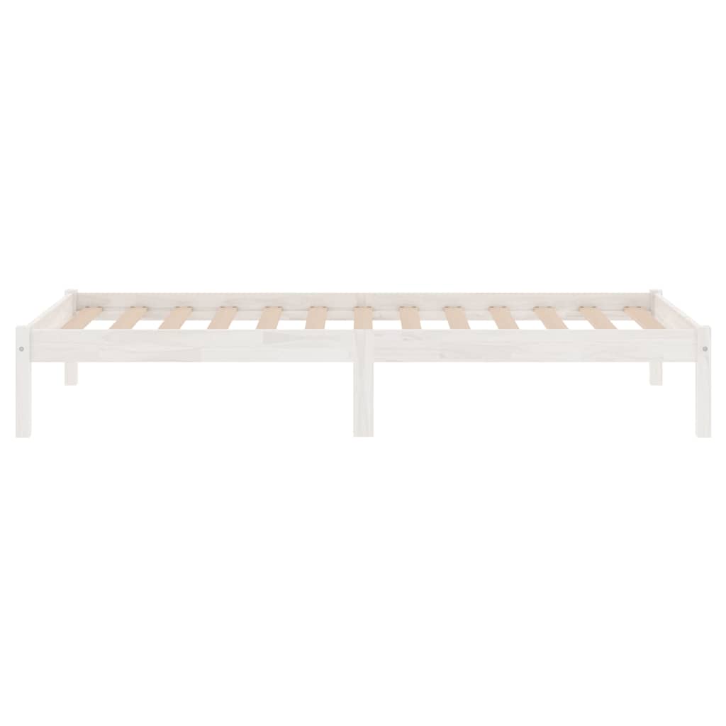 sengeramme 75x190 cm Small Single massivt træ hvid