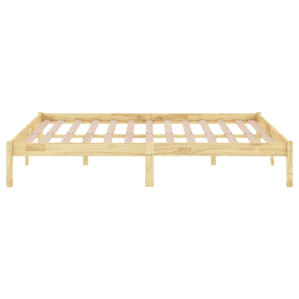 sengeramme 135x190 cm massivt træ