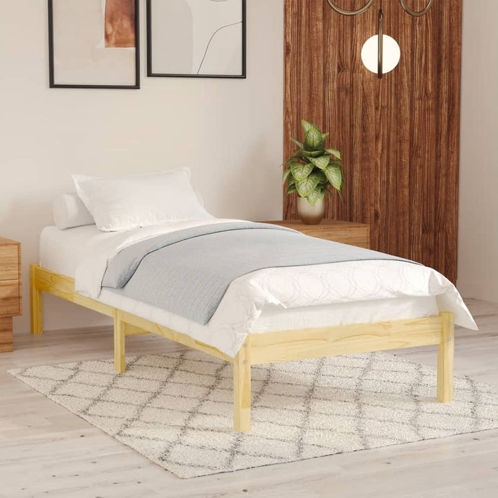 sengeramme 90x200 cm massivt fyrretræ