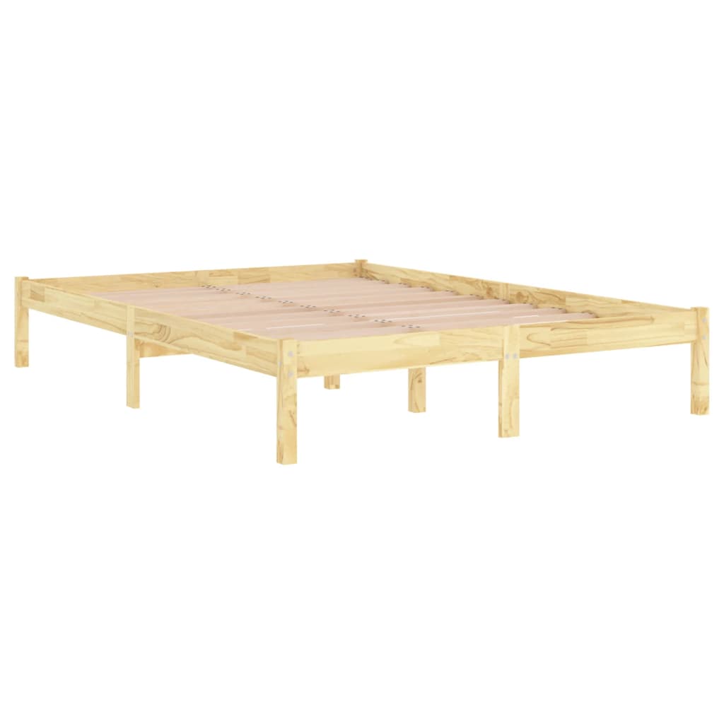 sengeramme 120x200 cm massivt fyrretræ