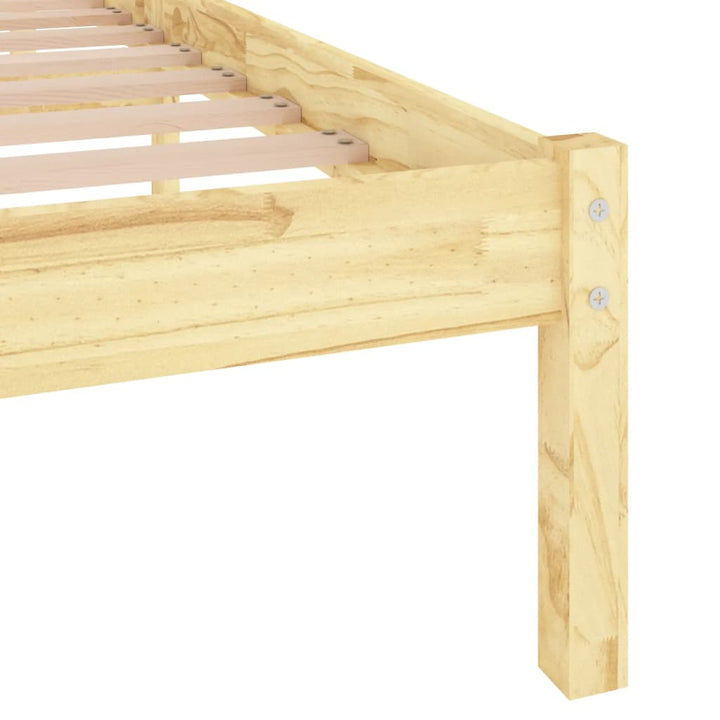 sengeramme 120x200 cm massivt fyrretræ