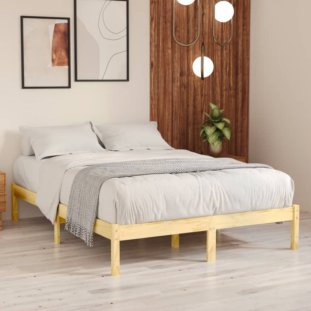sengeramme 150x200 cm massivt træ