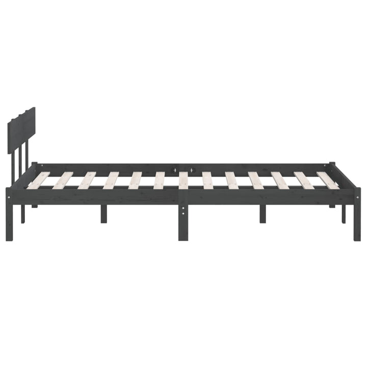 sengeramme 120x190 cm Small Double massivt træ grå
