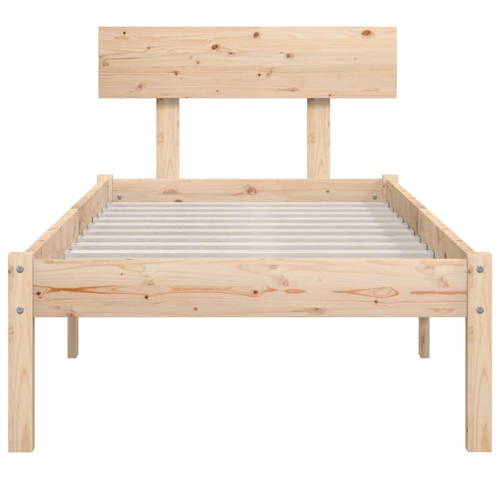 sengeramme 90x200 cm massivt fyrretræ