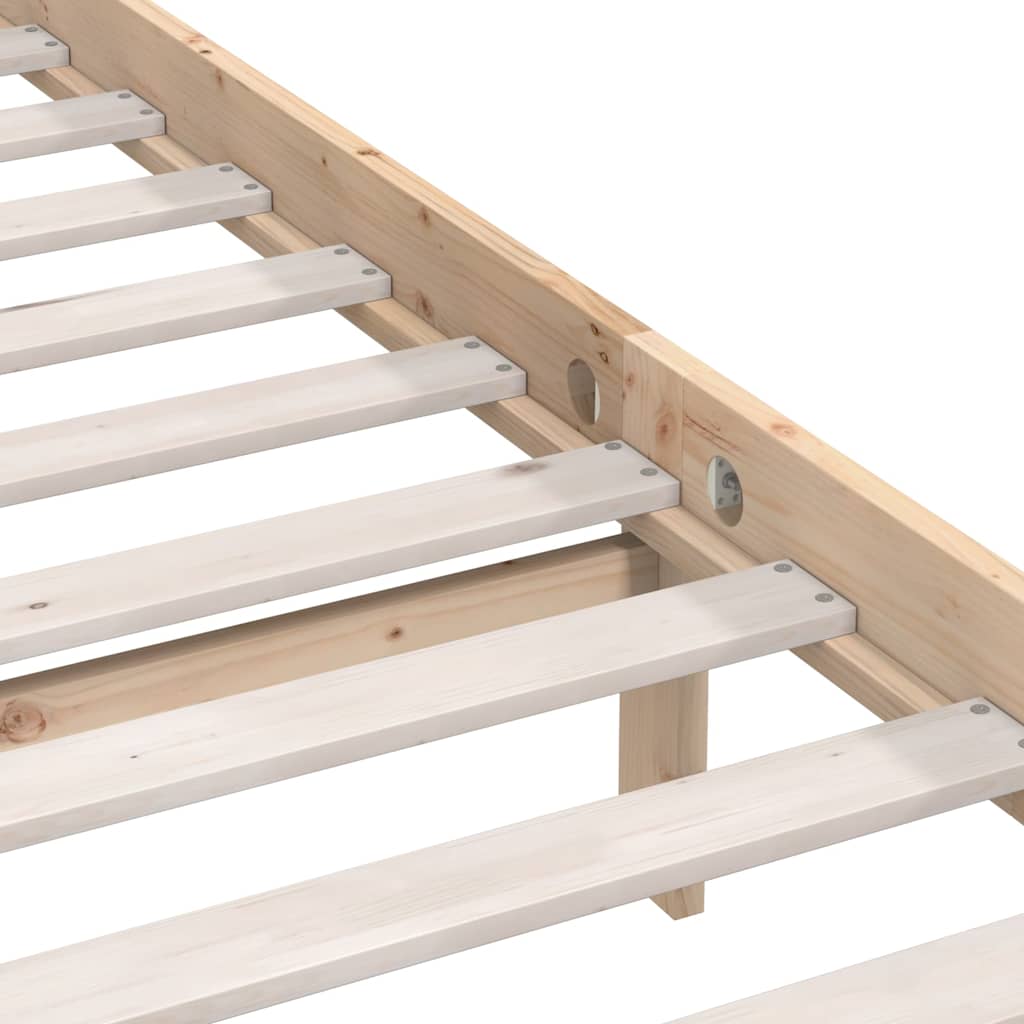 sengeramme 90x200 cm massivt fyrretræ