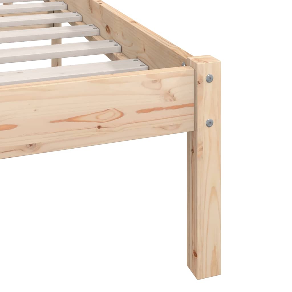 sengeramme 90x200 cm massivt fyrretræ