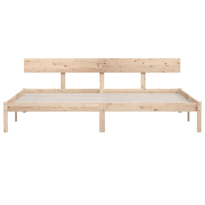 sengeramme 180x200 cm massivt fyrretræ