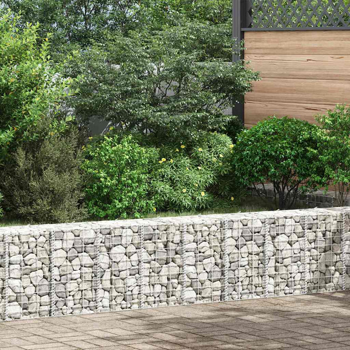 gabion-højbede 3 stk. 30x30x50 cm jern