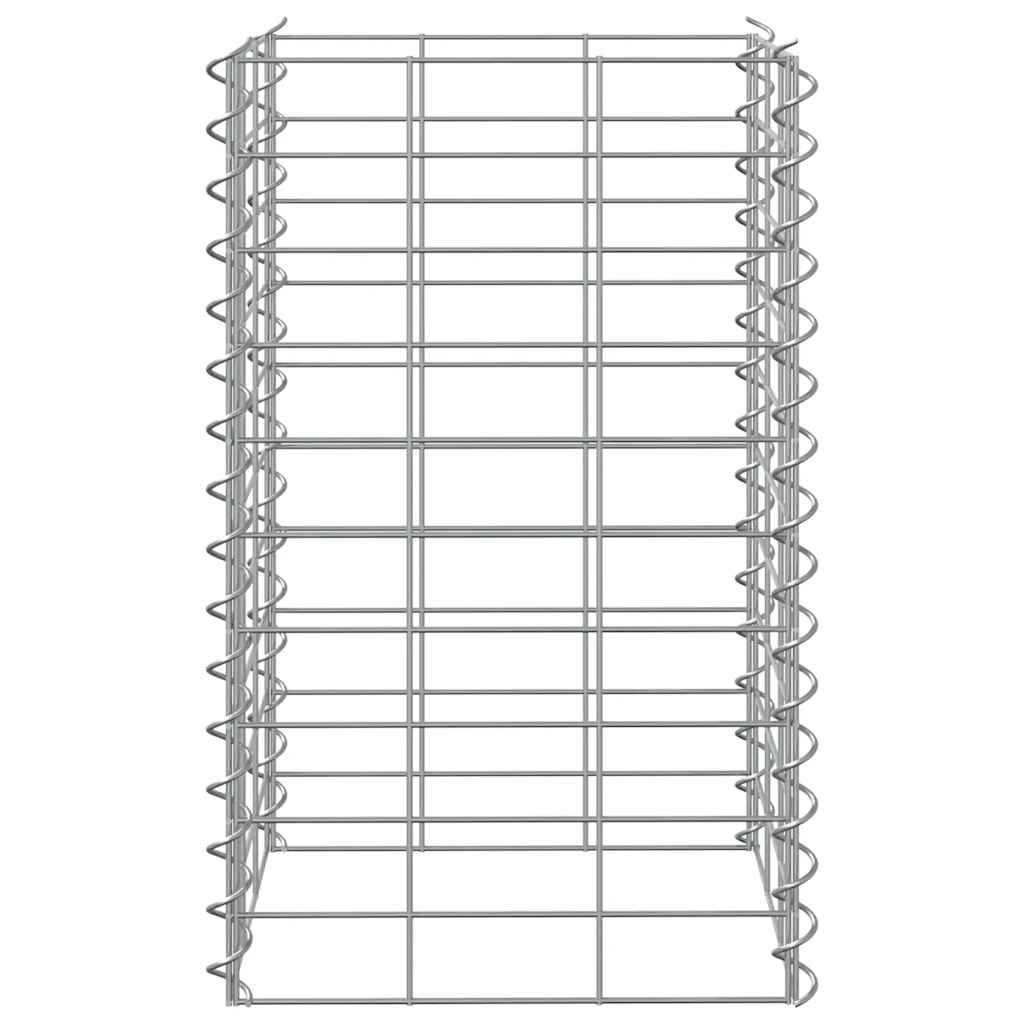 gabion-højbede 3 stk. 30x30x50 cm jern