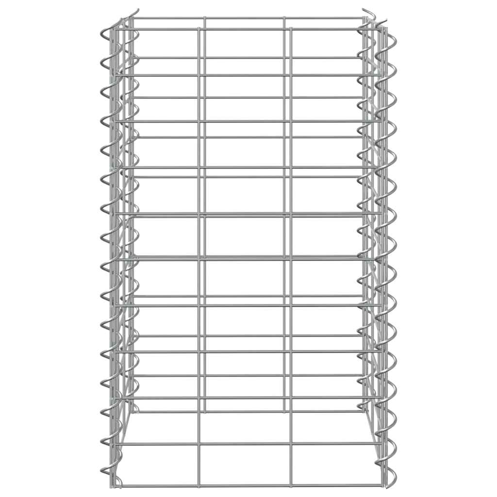 gabion-højbede 3 stk. 30x30x50 cm jern