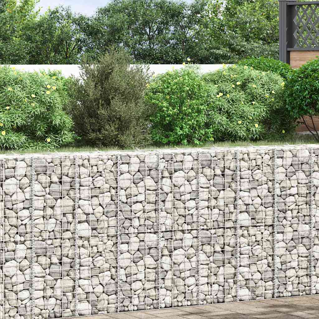 gabion-højbede 3 stk. 30x30x100 cm jern