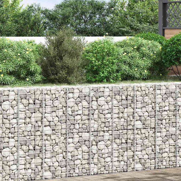 gabion-højbede 3 stk. 30x30x100 cm jern