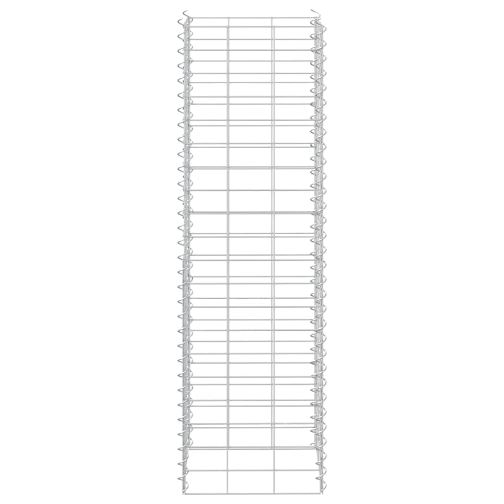 gabion-højbede 3 stk. 30x30x100 cm jern