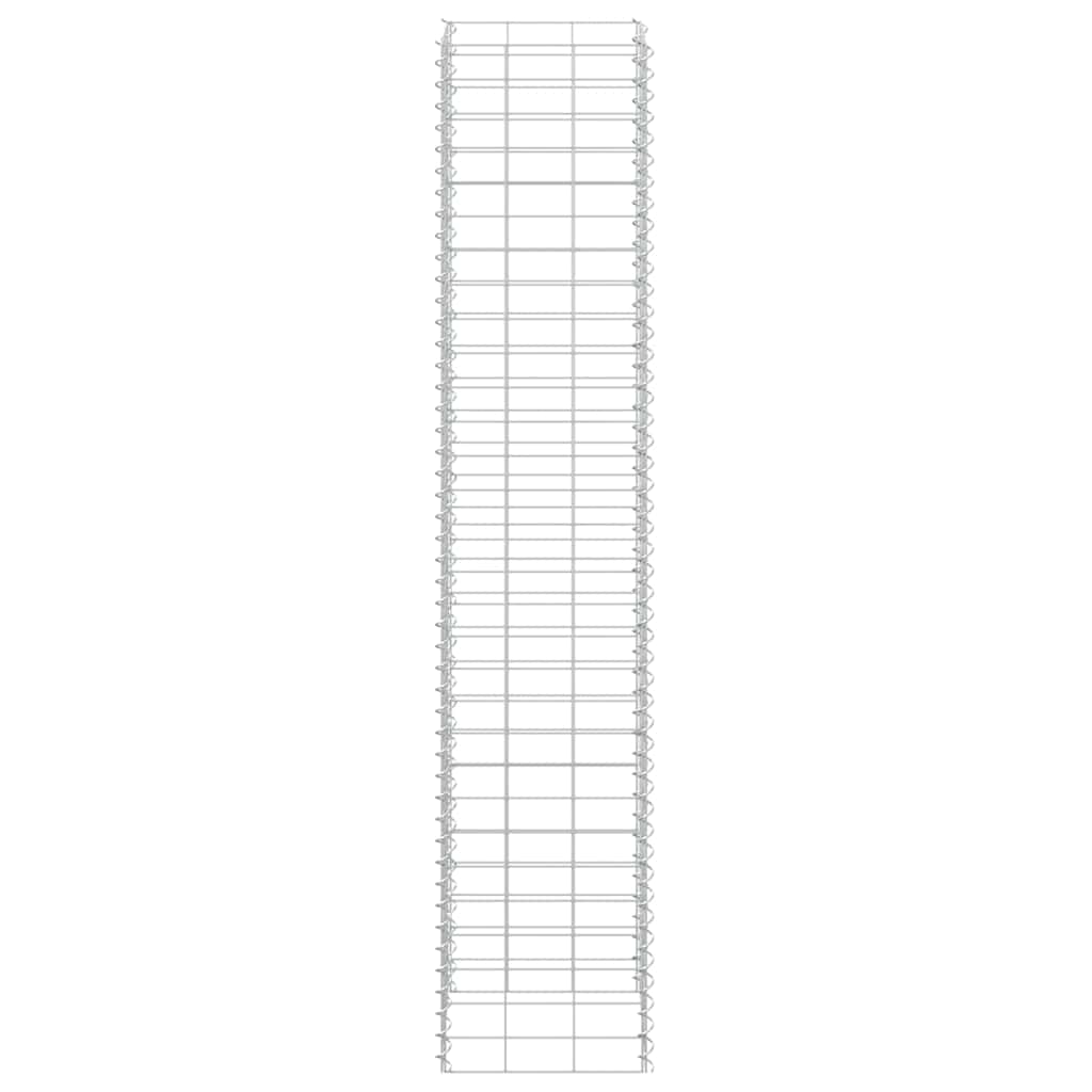 gabion-højbede 3 stk. 30x30x150 cm jern