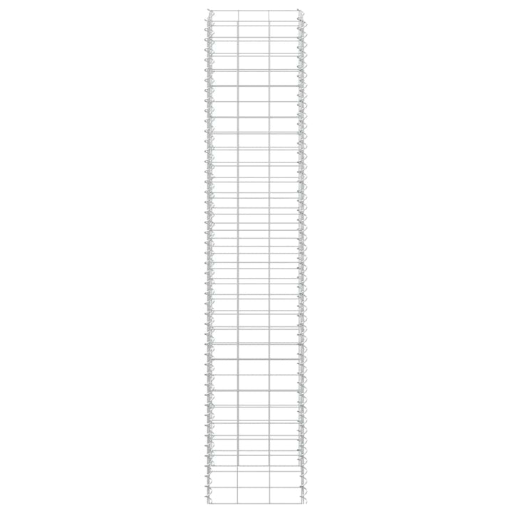 gabion-højbede 3 stk. 30x30x150 cm jern