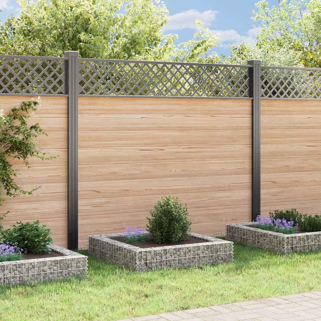 gabion-højbed 100x100x20 cm galvaniseret stål