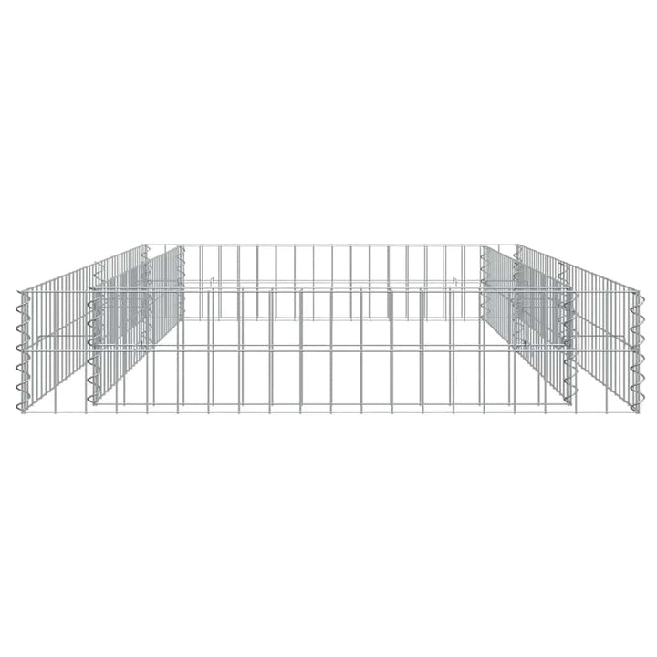 gabion-højbed 200x100x20 cm galvaniseret stål