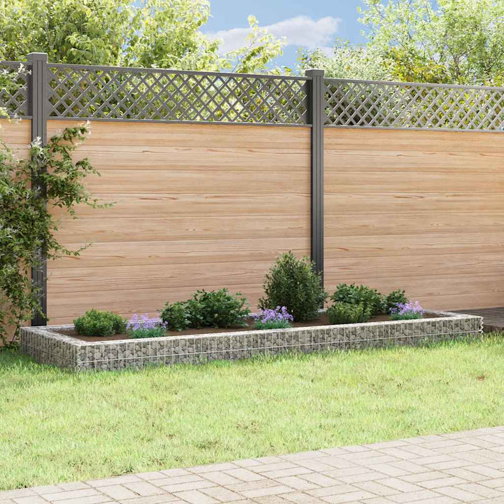 gabion-højbed 300x100x20 cm galvaniseret stål
