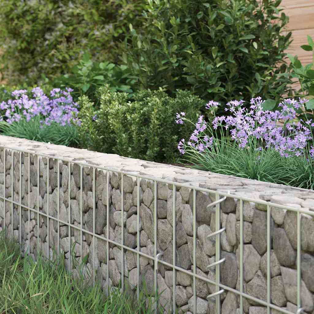 gabion-højbed 300x100x20 cm galvaniseret stål