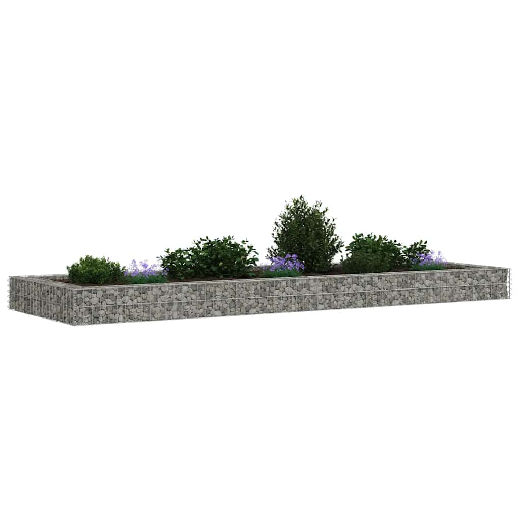 gabion-højbed 300x100x20 cm galvaniseret stål