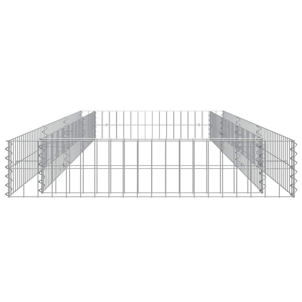 gabion-højbed 300x100x20 cm galvaniseret stål
