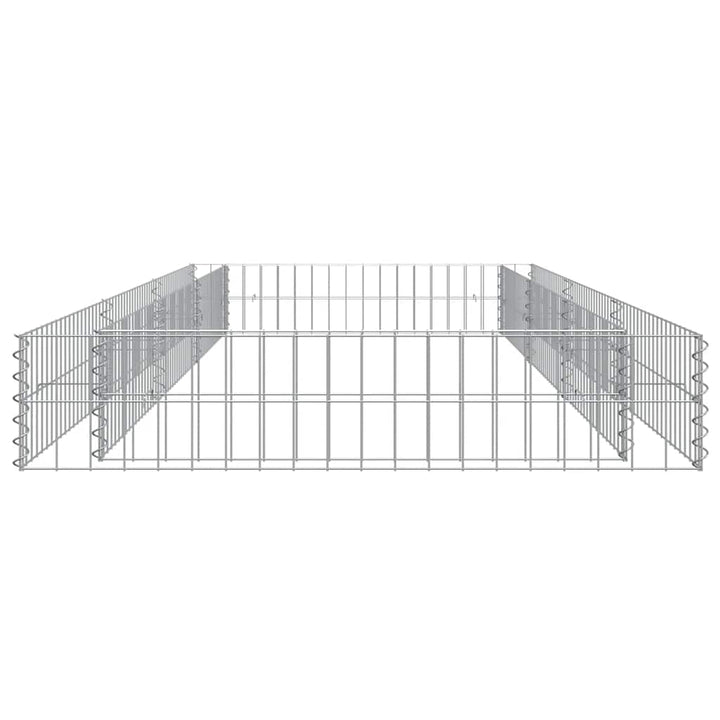 gabion-højbed 300x100x20 cm galvaniseret stål