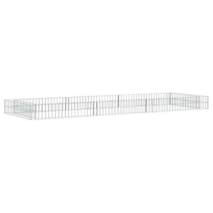 gabion-højbed 300x100x20 cm galvaniseret stål
