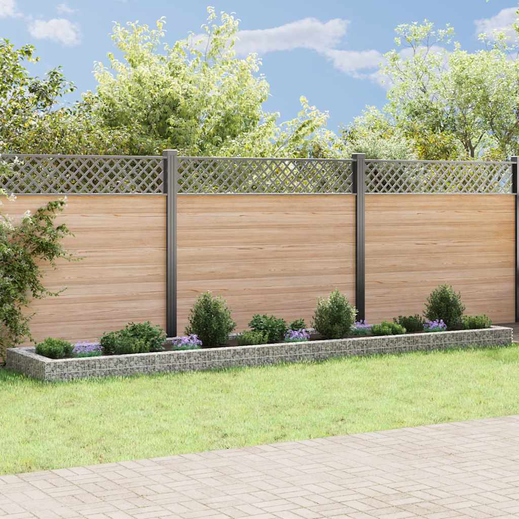 gabion-højbed 500x100x20 cm galvaniseret stål