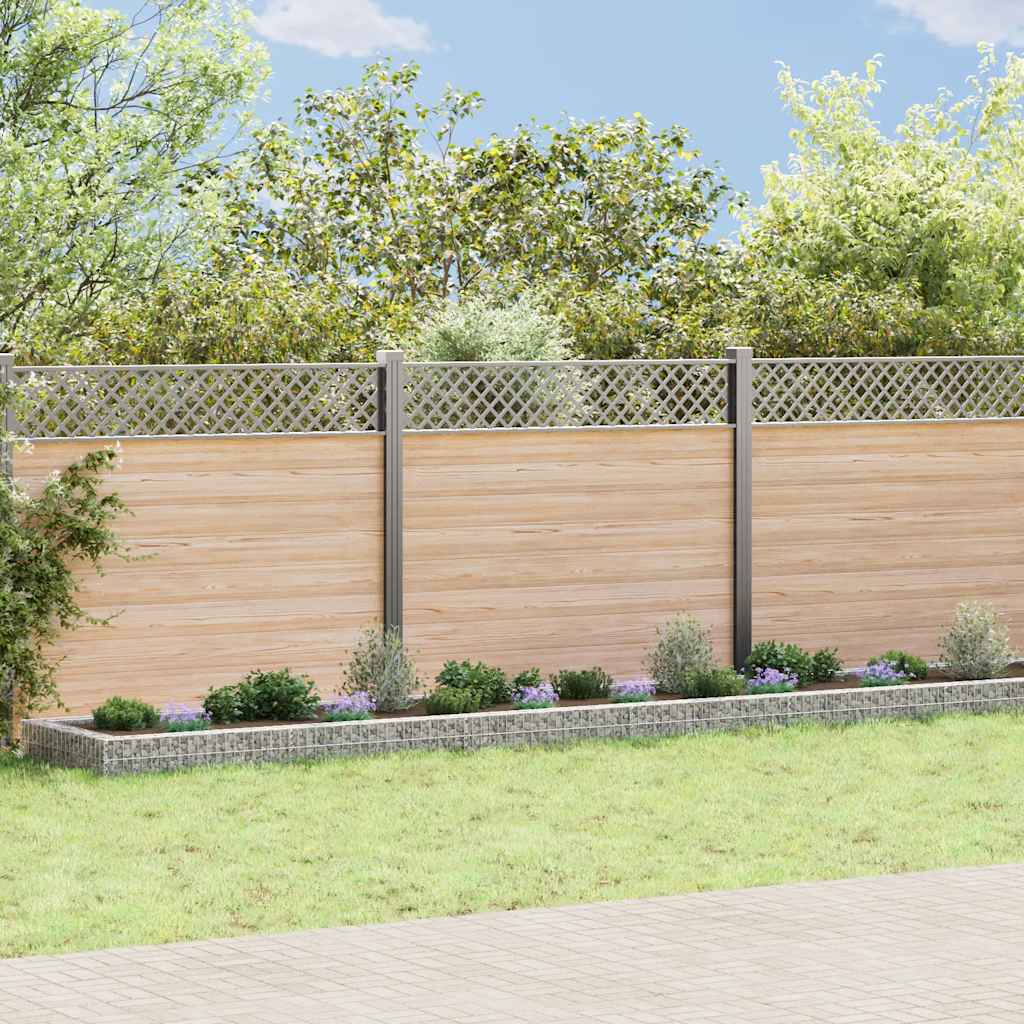 gabion-højbed 1000x100x20 cm galvaniseret stål