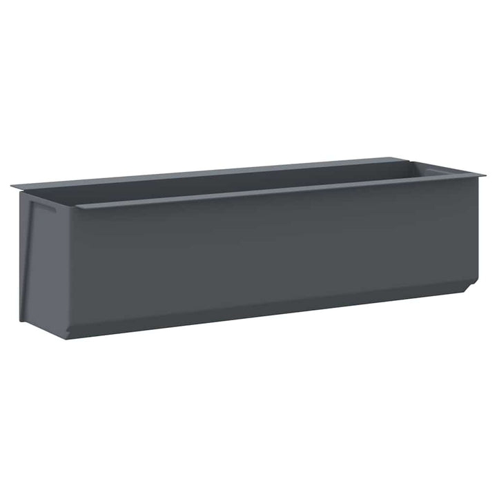 blomsterkasser til Euro-paller 12 stk. 36x13,5x9,5 cm PP grå
