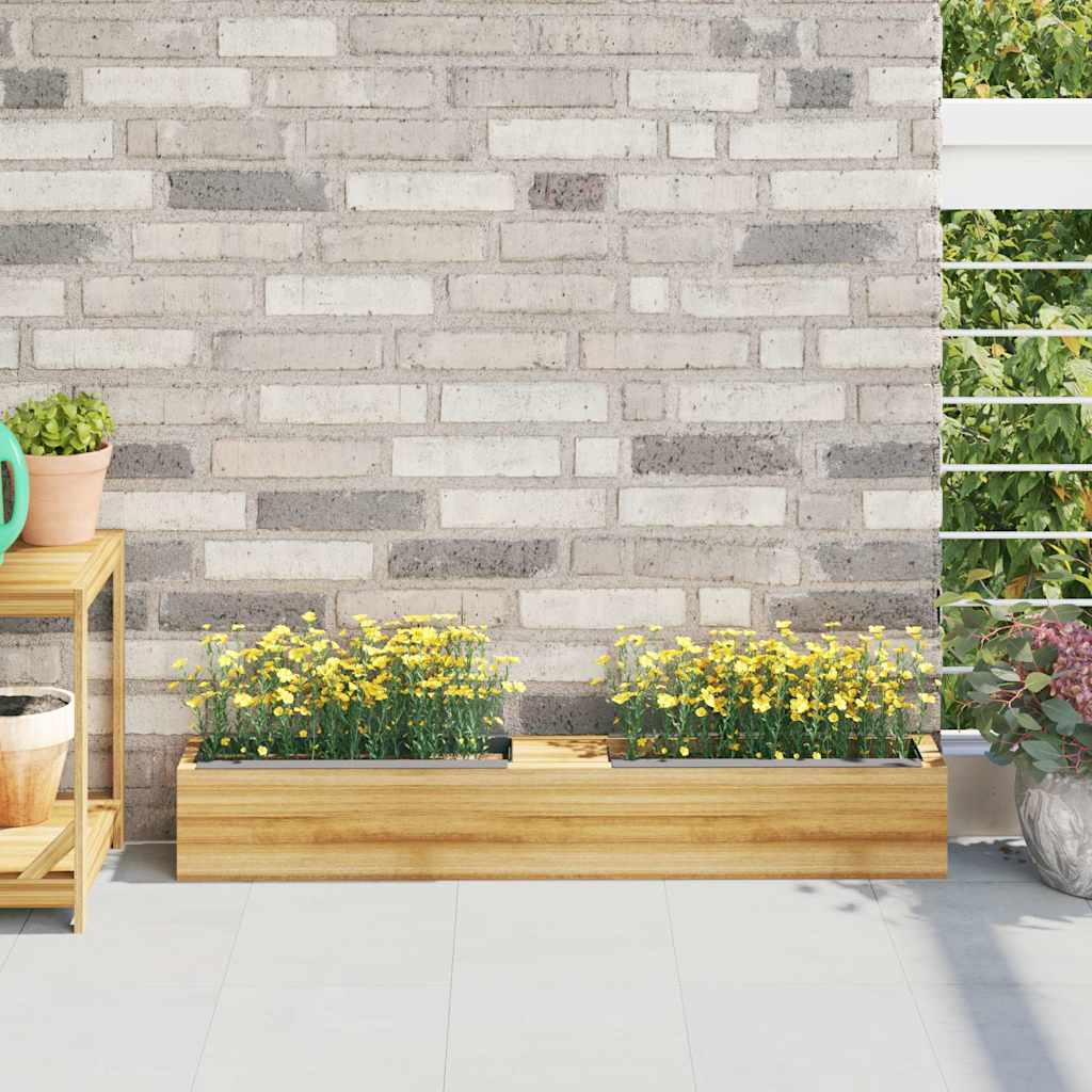 blomsterkasser til Euro-paller 12 stk. 36x13,5x9,5 cm PP grå