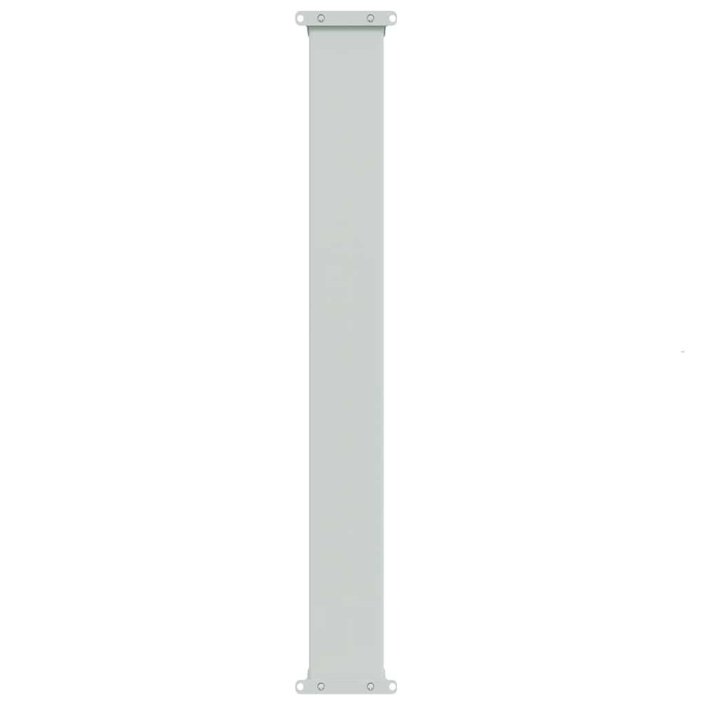 sammenrullelig sidemarkise til terrassen 117x600 cm cremefarvet