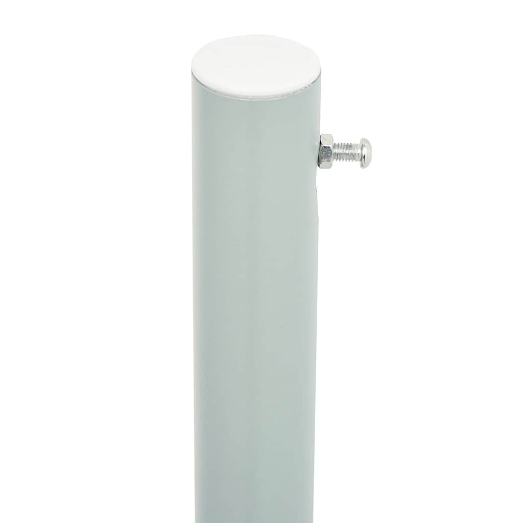 sammenrullelig sidemarkise til terrassen 117x614 cm blå