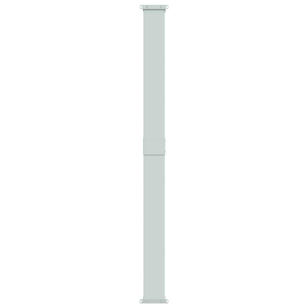 sammenrullelig sidemarkise til terrassen 180x600 cm sort