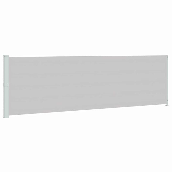 sammenrullelig sidemarkise til terrassen 180x600 cm grå