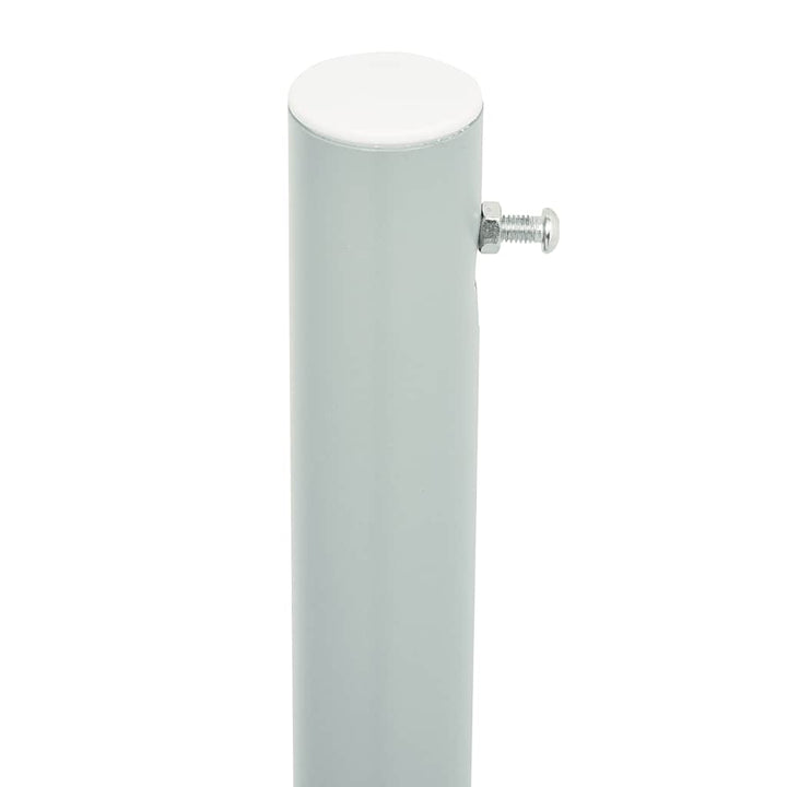 sammenrullelig sidemarkise til terrassen 180x600 cm grå