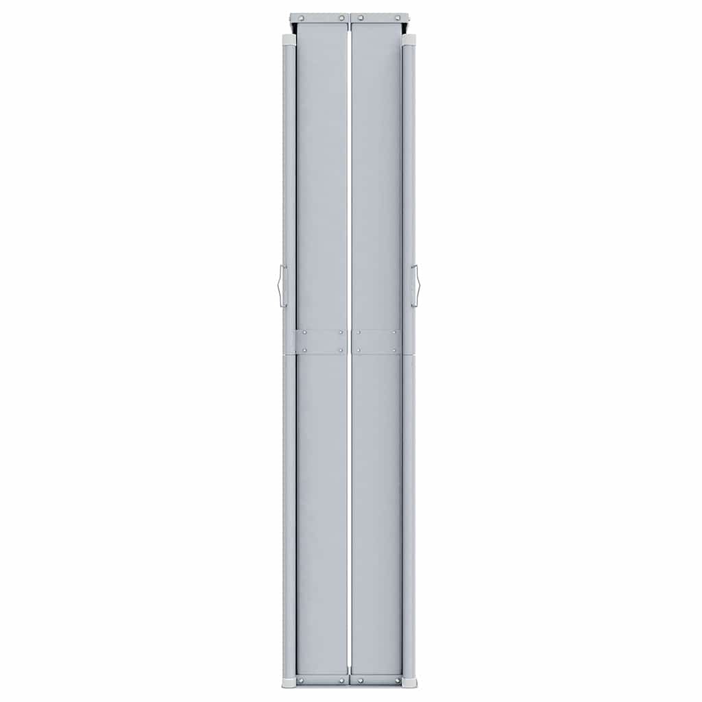 sammenrullelig sidemarkise 180x600 cm cremefarvet