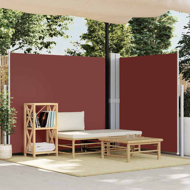sammenrullelig sidemarkise 180x600 cm brun