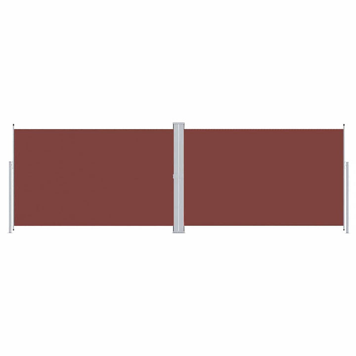 sammenrullelig sidemarkise 200x600 cm brun
