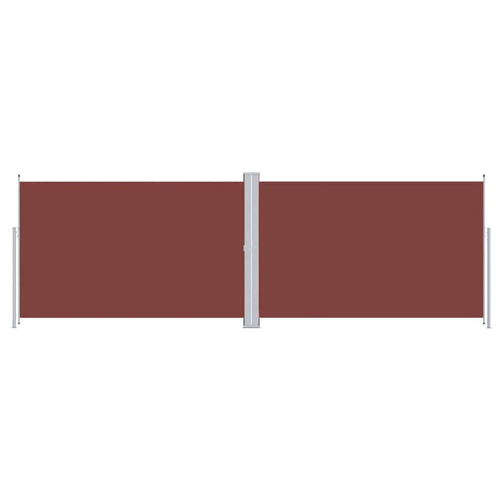sammenrullelig sidemarkise 220x600 cm brun