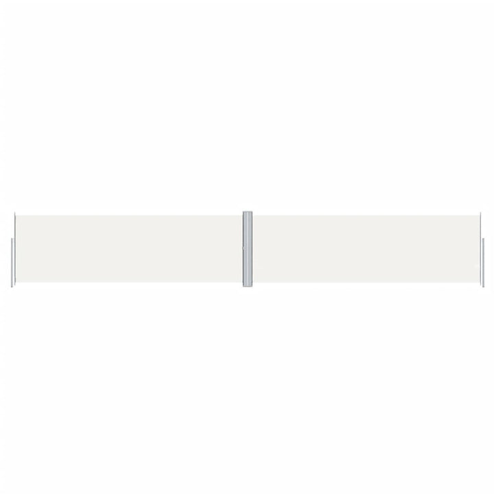 sammenrullelig sidemarkise 160x1000 cm cremefarvet