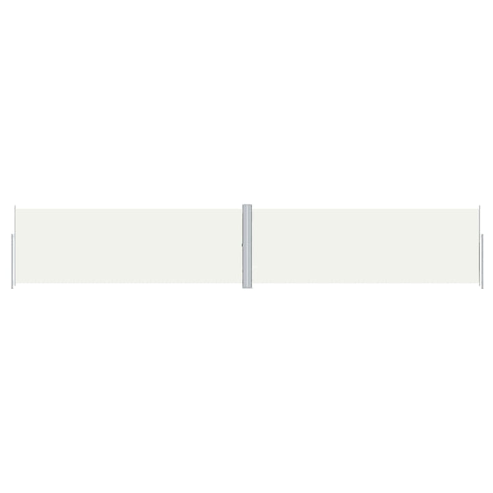 sammenrullelig sidemarkise 180x1000 cm cremefarvet