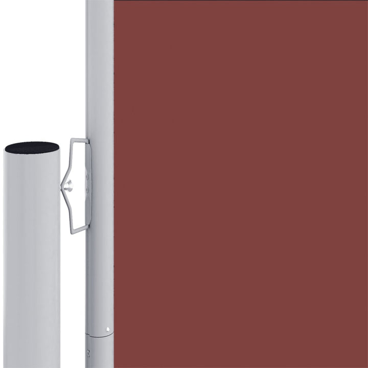 sammenrullelig sidemarkise 180x1000 cm brun