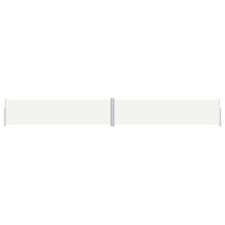 sammenrullelig sidemarkise 160x1200 cm cremefarvet