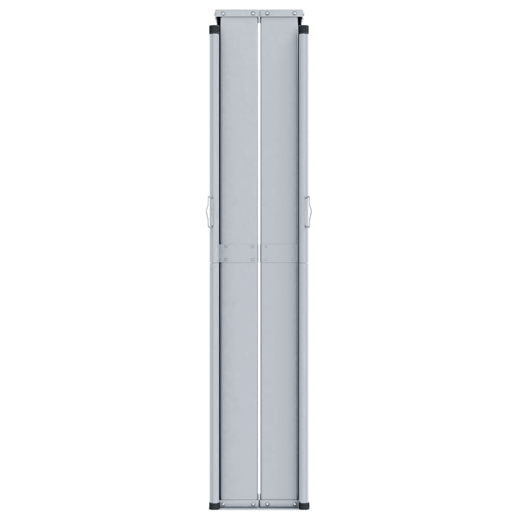 sammenrullelig sidemarkise 200x1200 cm sort