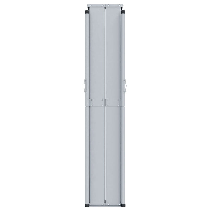 sammenrullelig sidemarkise 200x1200 cm sort