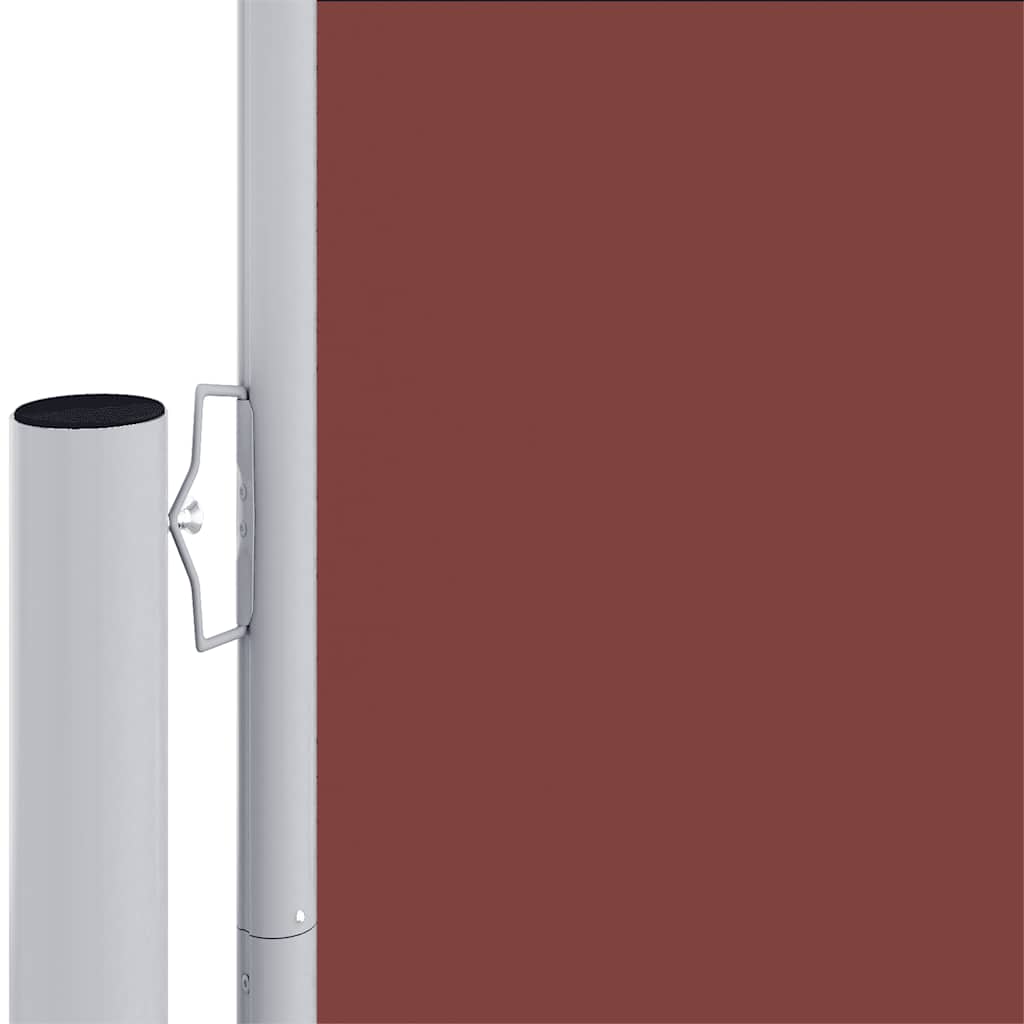 sammenrullelig sidemarkise 200x1200 cm brun
