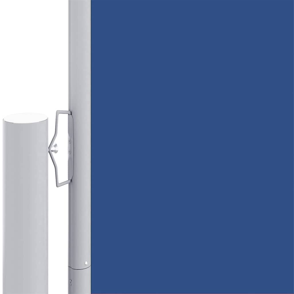 sammenrullelig sidemarkise 200x1200 cm blå